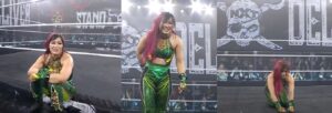 紫雷イオ NXT女子王者戦