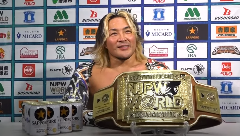 NJPW WORLD認定TV王座防衛棚橋弘至